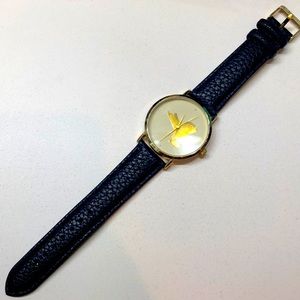 New York leather watch